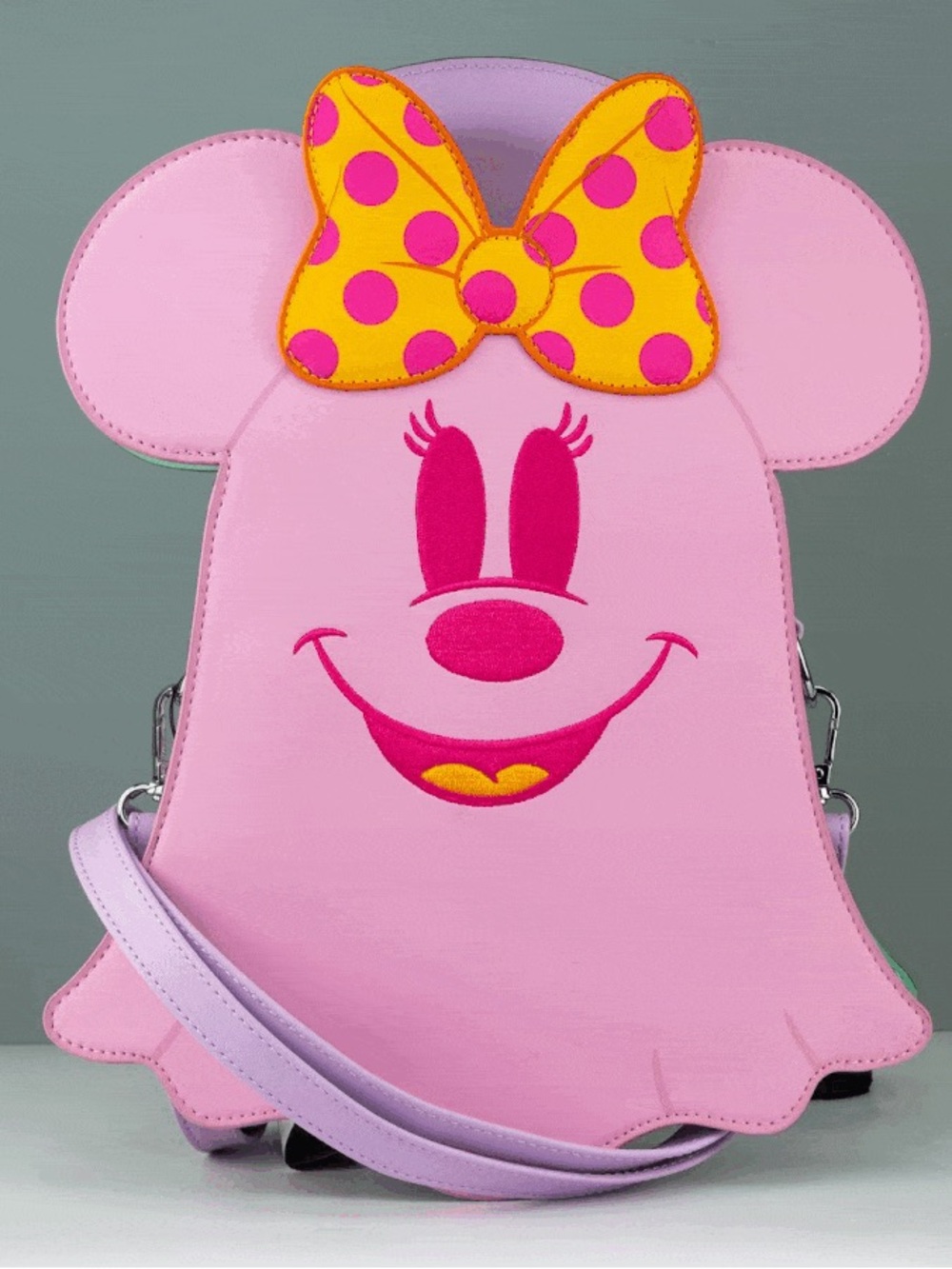 Loungefly Pink Minnie Mouse Backpack Glow in the Dark